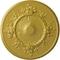 Ekena Millwork Flower Ceiling Medallion (Fits Canopies up to 3 7/8"), Hand-Painted Rich Gold, 27"OD x 1 1/8"P CM27FLRGS - alternate 1